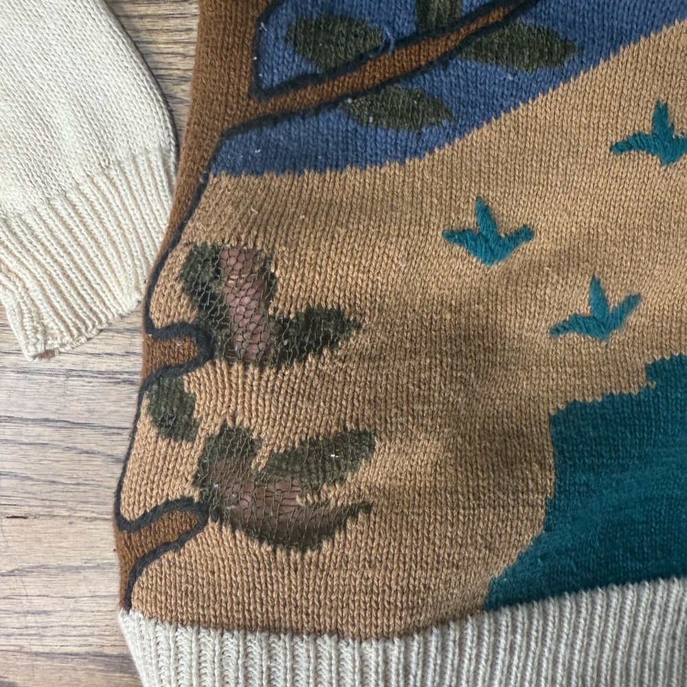 Vintage Scenic Knit Cardigan - Picture 7 of 11